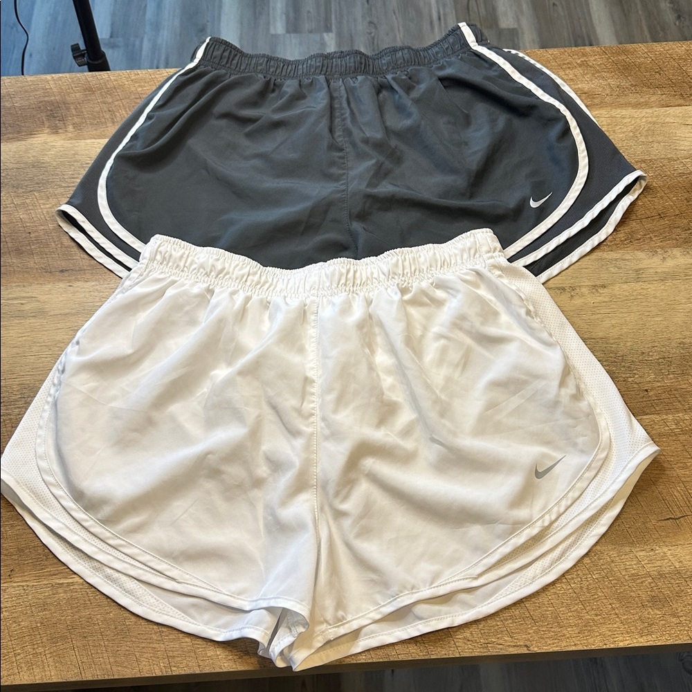 Nike Black and White Running Shorts